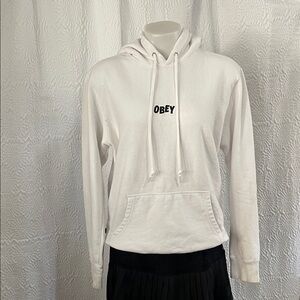 Obey Classic White Hoodie
